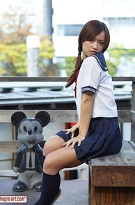 Cute Japanese Schoolgirl Mayuko