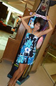 Eighteen Year Old Thailand Girl In Flower Dress