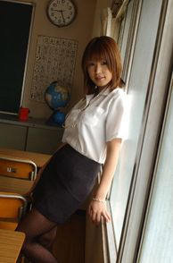 Pretty Japanese Teacher Teases In Class